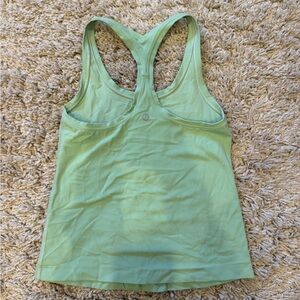 Lululemon Athletica Light Green Tank Top